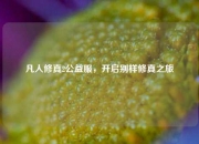 凡人修真2公益服，开启别样修真之旅