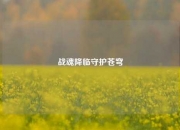 战魂降临守护苍穹