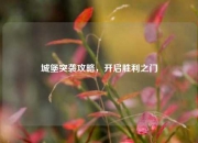 城堡突袭攻略，开启胜利之门