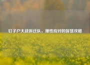 钉子户大战拆迁队，理性应对的智慧攻略