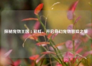 探秘宠物王国 5 彩虹，开启奇幻宠物冒险之旅