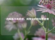内购版手机游戏，利弊交织的灰色地带