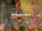 趣味策略冒险之旅开启