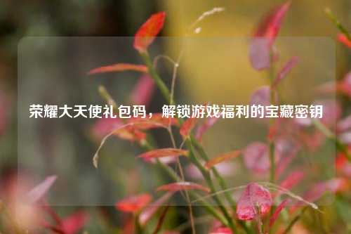 荣耀大天使礼包码，解锁游戏福利的宝藏密钥