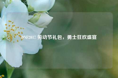 DNF2017 劳动节礼包，勇士狂欢盛宴