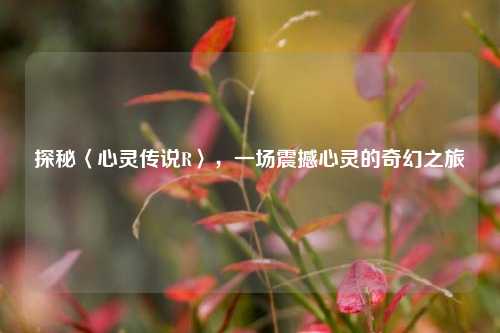 探秘〈心灵传说R〉，一场震撼心灵的奇幻之旅