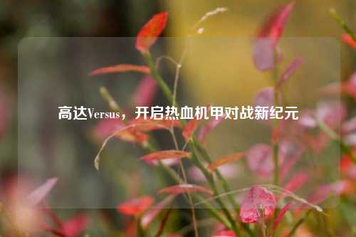 高达Versus，开启热血机甲对战新纪元