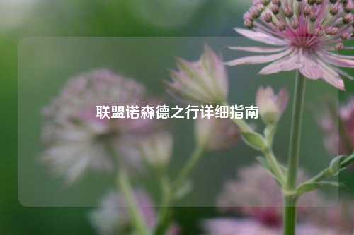 联盟诺森德之行详细指南