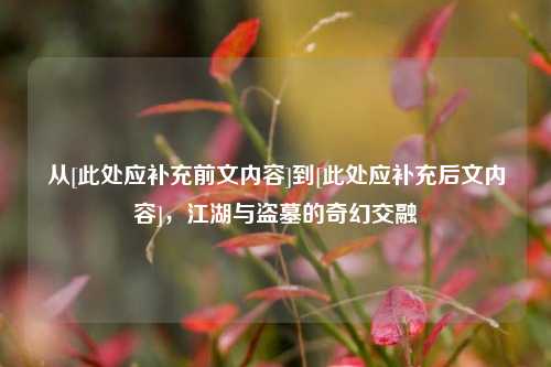 从[此处应补充前文内容]到[此处应补充后文内容]，江湖与盗墓的奇幻交融
